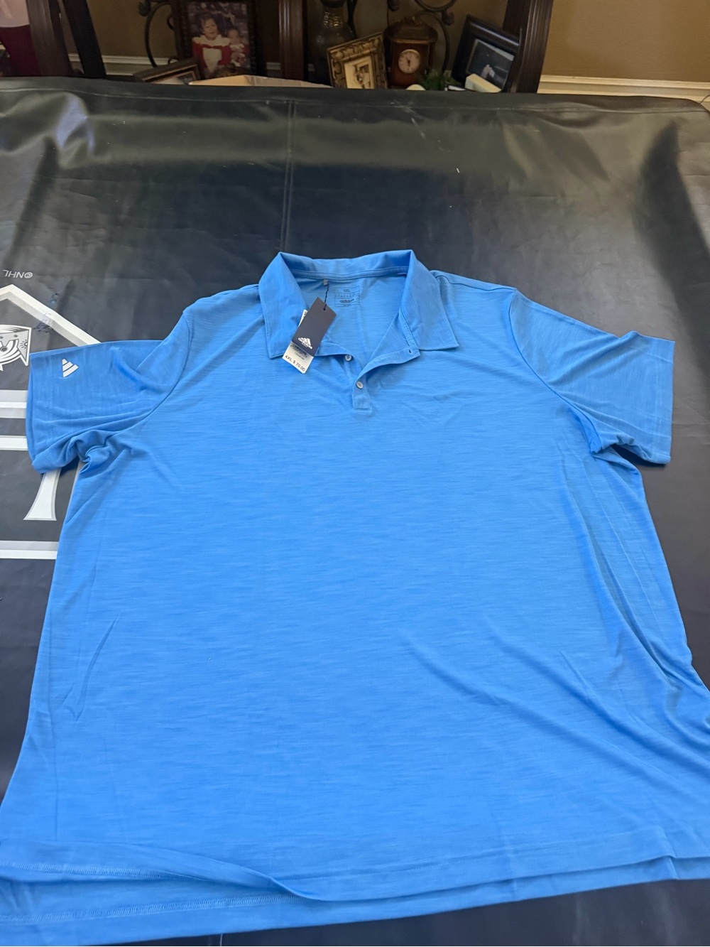 adidas Blue Performance Polo Shirt